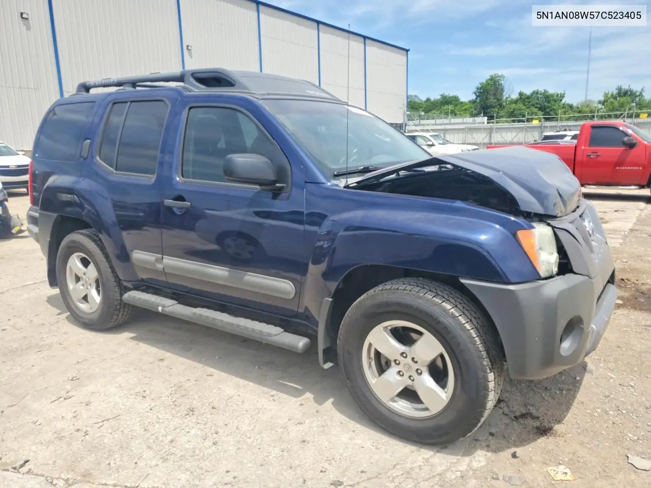 2007 Nissan Xterra X VIN: 5N1AN08W57C523405 Lot: 55364896