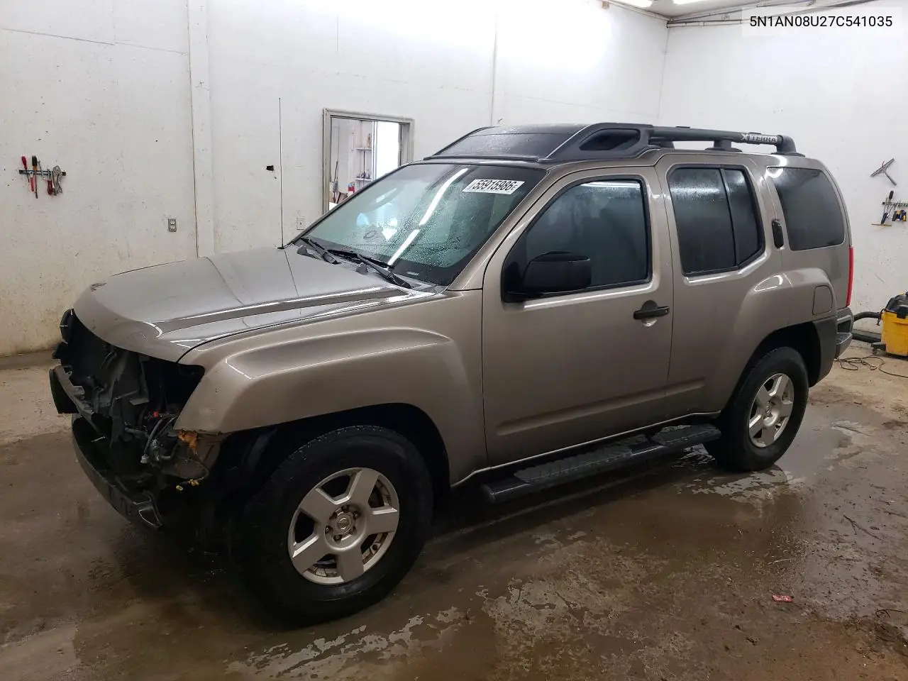 2007 Nissan Xterra X VIN: 5N1AN08U27C541035 Lot: 55915986
