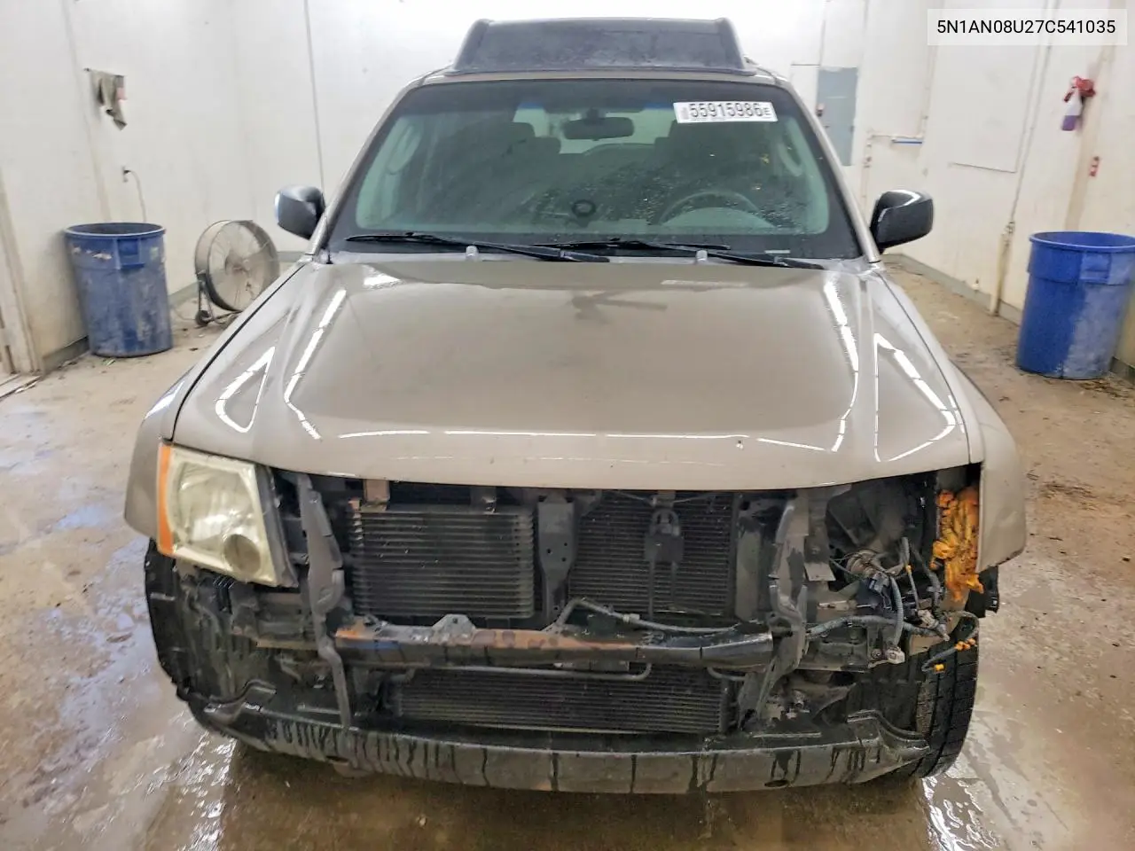 2007 Nissan Xterra X VIN: 5N1AN08U27C541035 Lot: 55915986