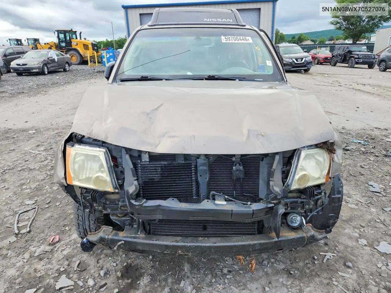 2007 Nissan Xterra Off Road/S/Se VIN: 5N1AN08WX7C527076 Lot: 59700446