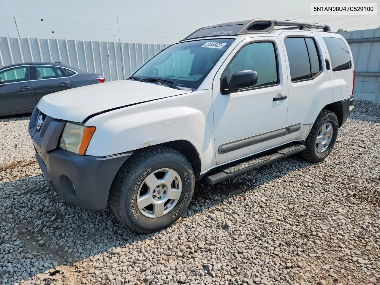 2007 Nissan Xterra X VIN: 5N1AN08U47C529100 Lot: 61355456