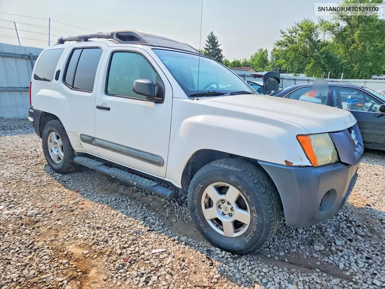 2007 Nissan Xterra X VIN: 5N1AN08U47C529100 Lot: 61355456