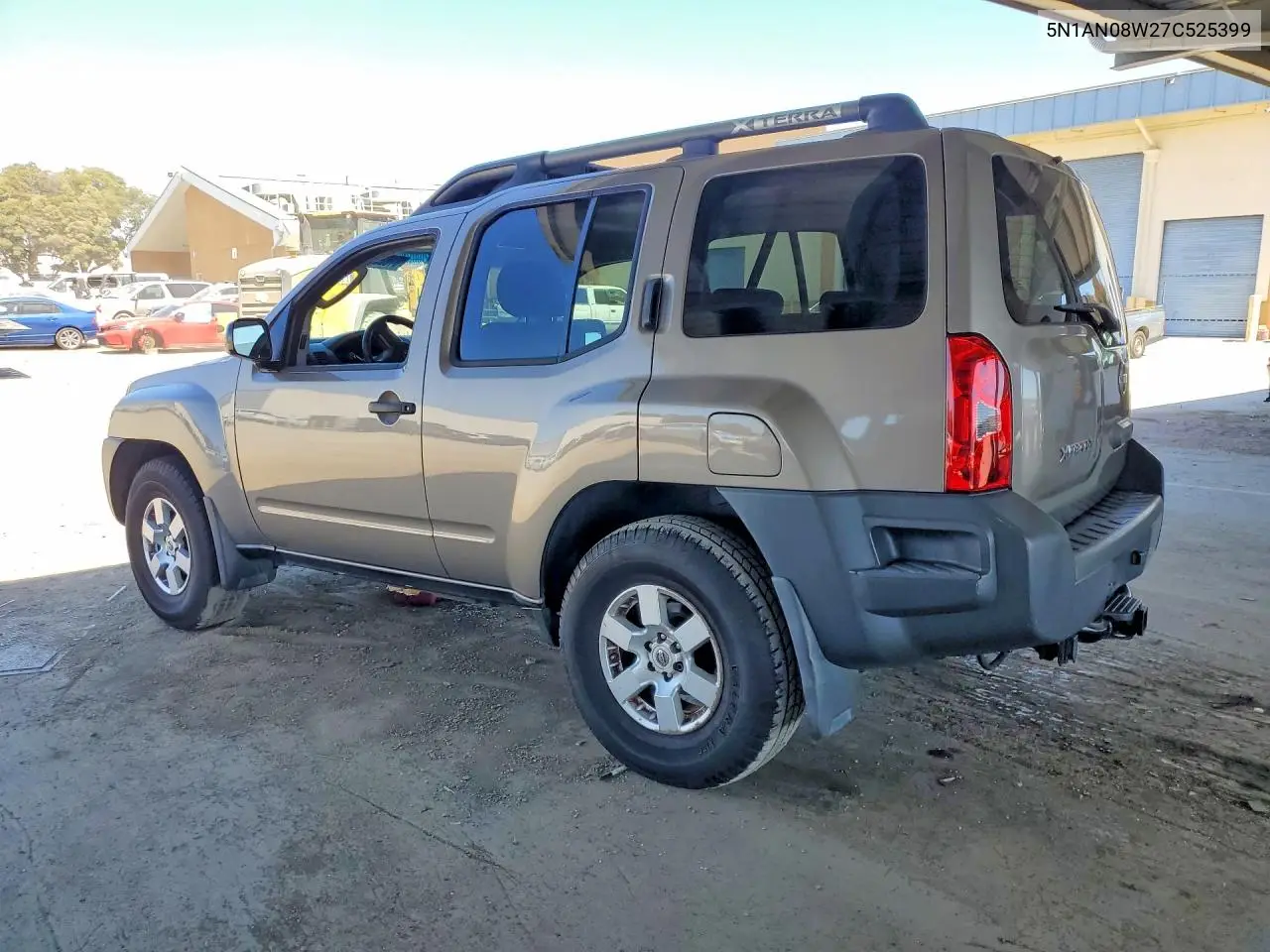 2007 Nissan Xterra X VIN: 5N1AN08W27C525399 Lot: 61625556