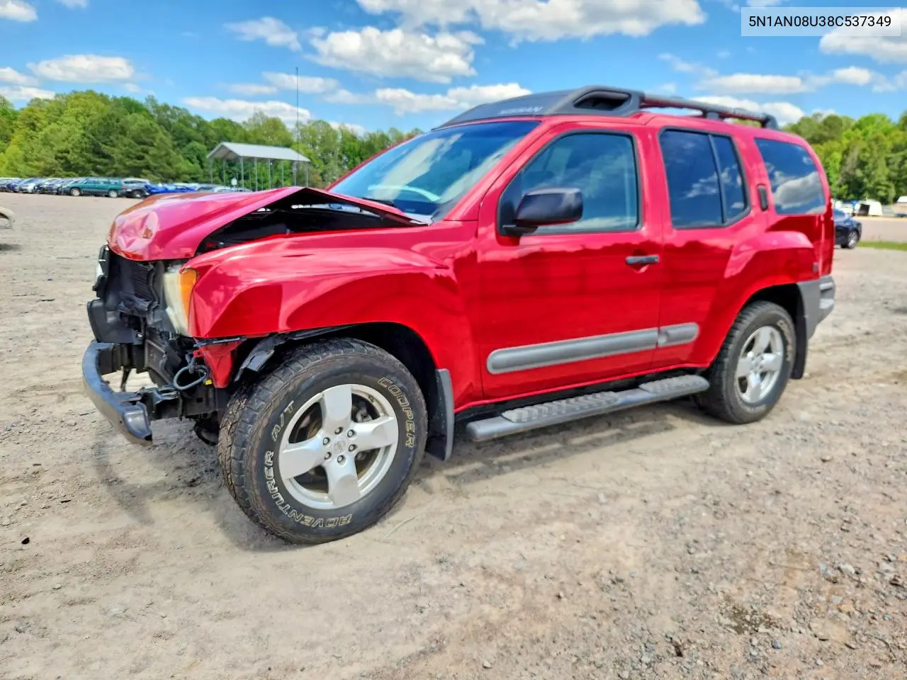 2008 Nissan Xterra VIN: 5N1AN08U38C537349 Lot: 57490816