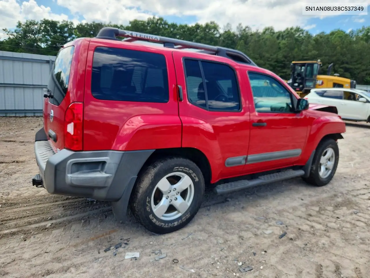 2008 Nissan Xterra VIN: 5N1AN08U38C537349 Lot: 57490816