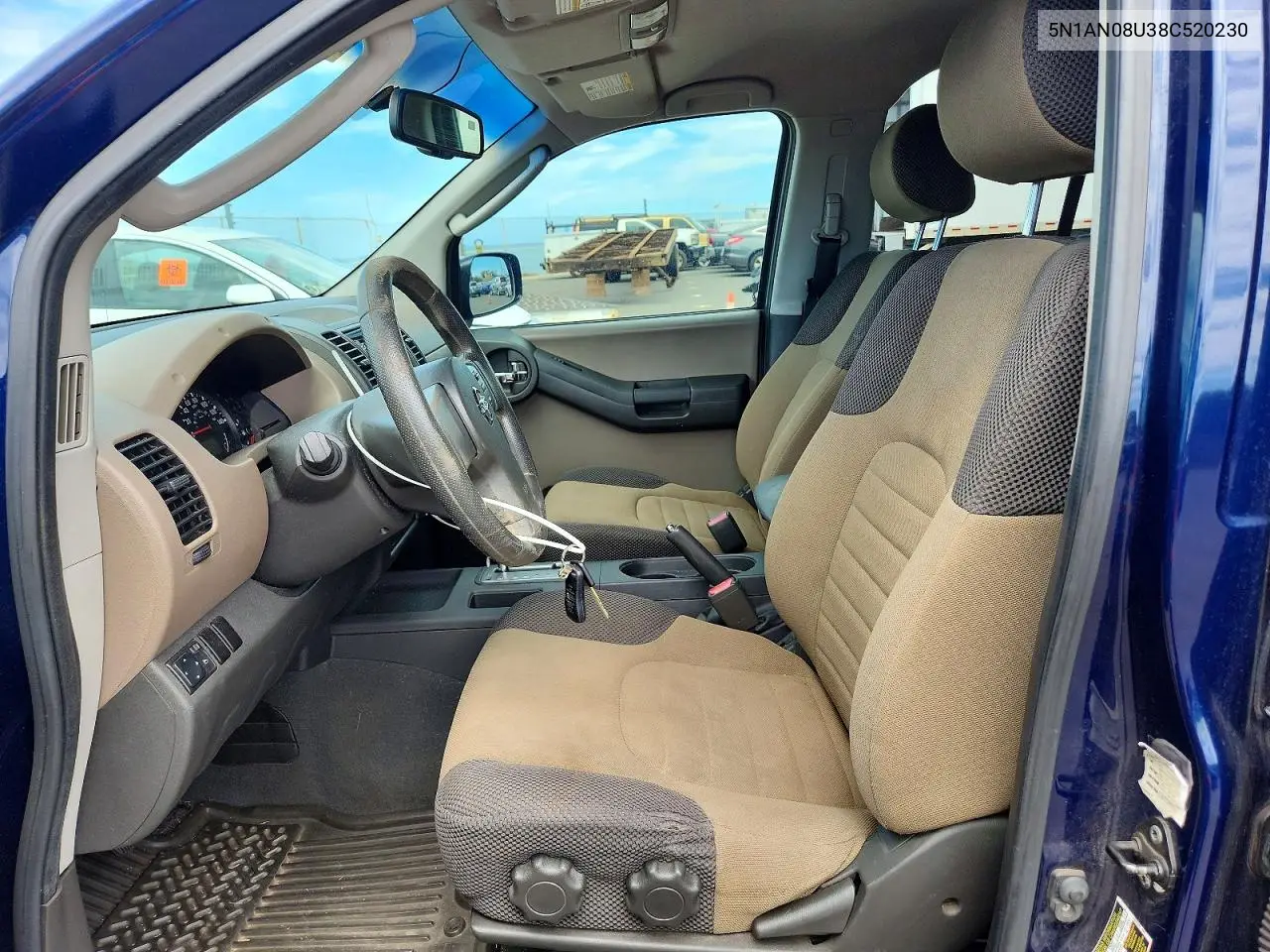 2008 Nissan Xterra X VIN: 5N1AN08U38C520230 Lot: 58770416