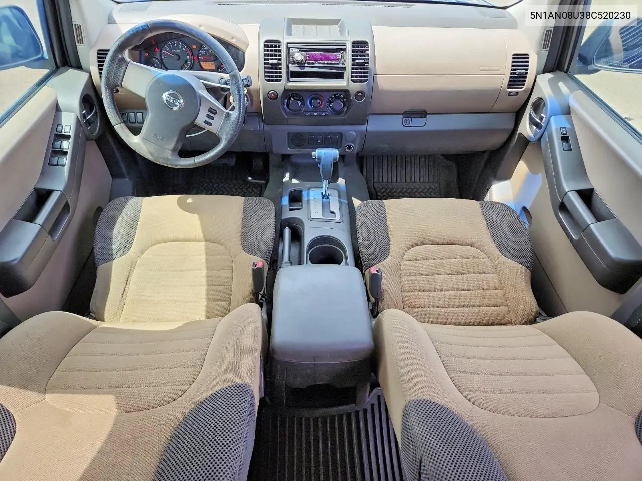 2008 Nissan Xterra X VIN: 5N1AN08U38C520230 Lot: 58770416