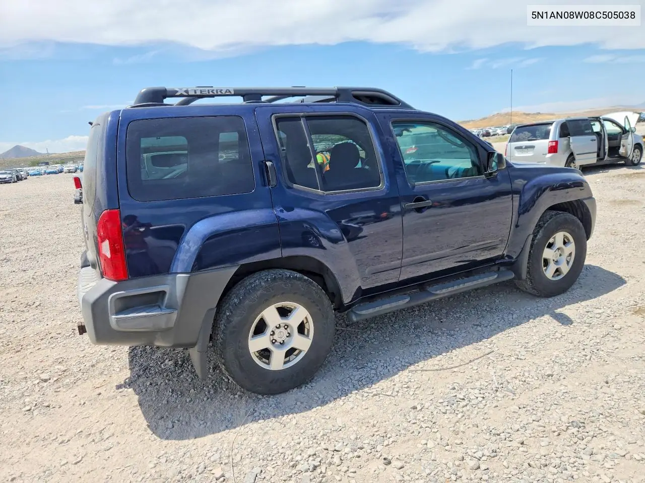 2008 Nissan Xterra X VIN: 5N1AN08W08C505038 Lot: 61067456