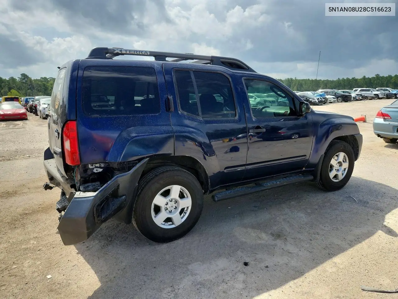 2008 Nissan Xterra X VIN: 5N1AN08U28C516623 Lot: 61799066