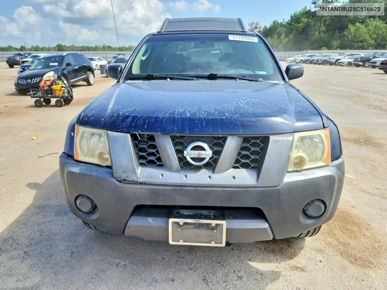 2008 Nissan Xterra X VIN: 5N1AN08U28C516623 Lot: 61799066