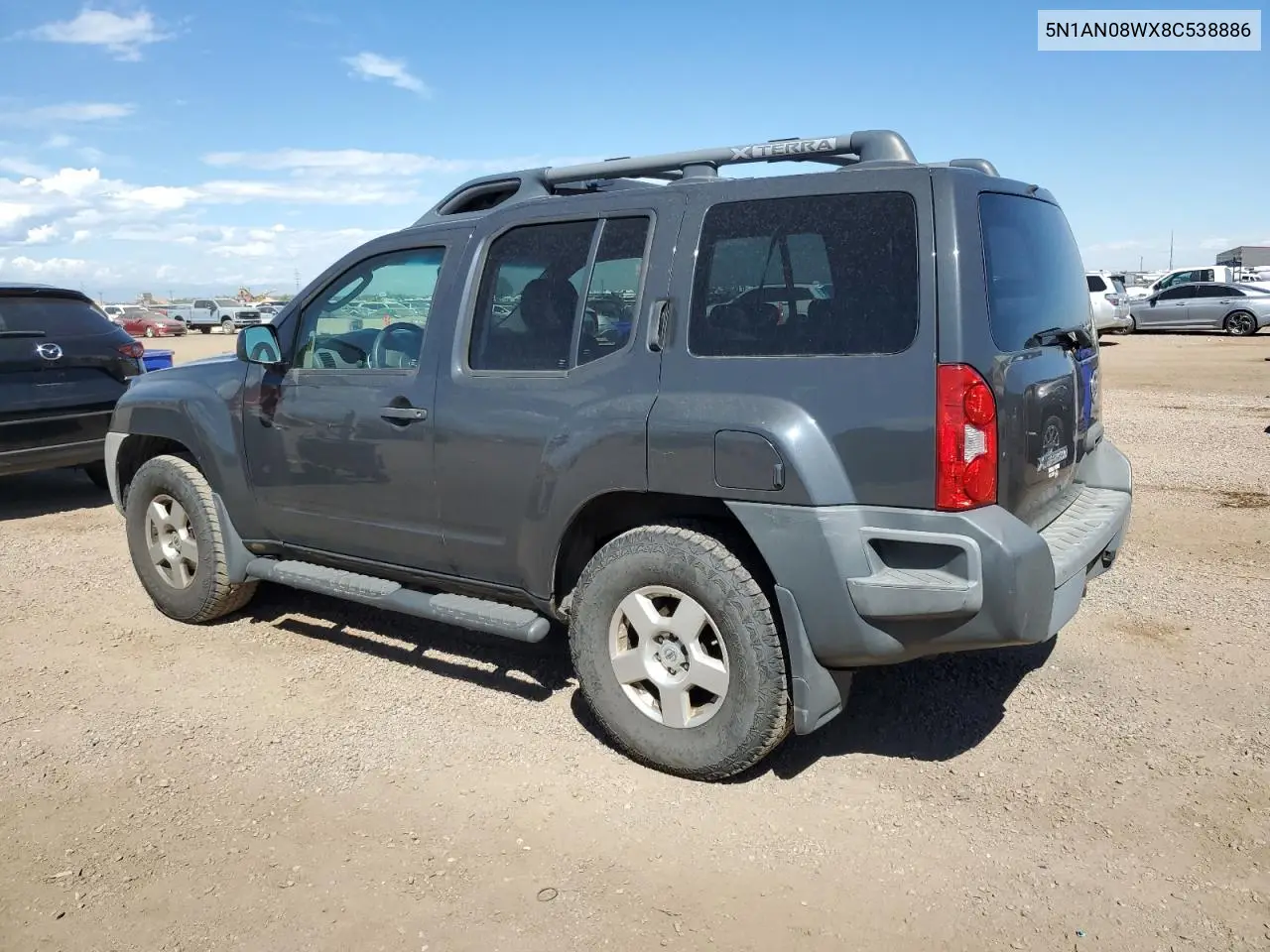 5N1AN08WX8C538886 2008 Nissan Xterra