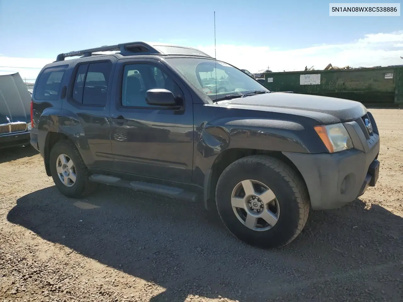 5N1AN08WX8C538886 2008 Nissan Xterra