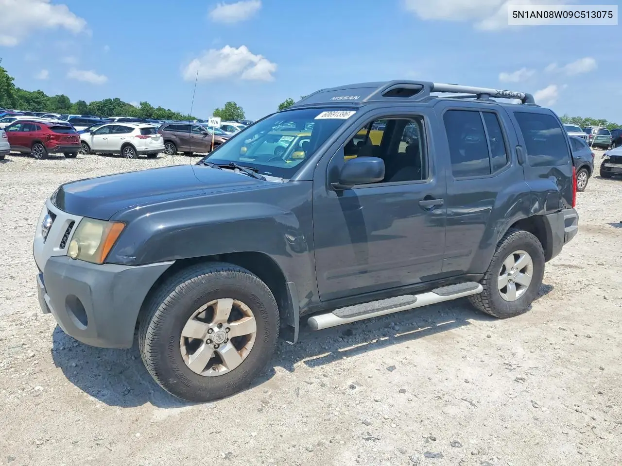 2009 Nissan Xterra Off Road/S/Se VIN: 5N1AN08W09C513075 Lot: 60691396