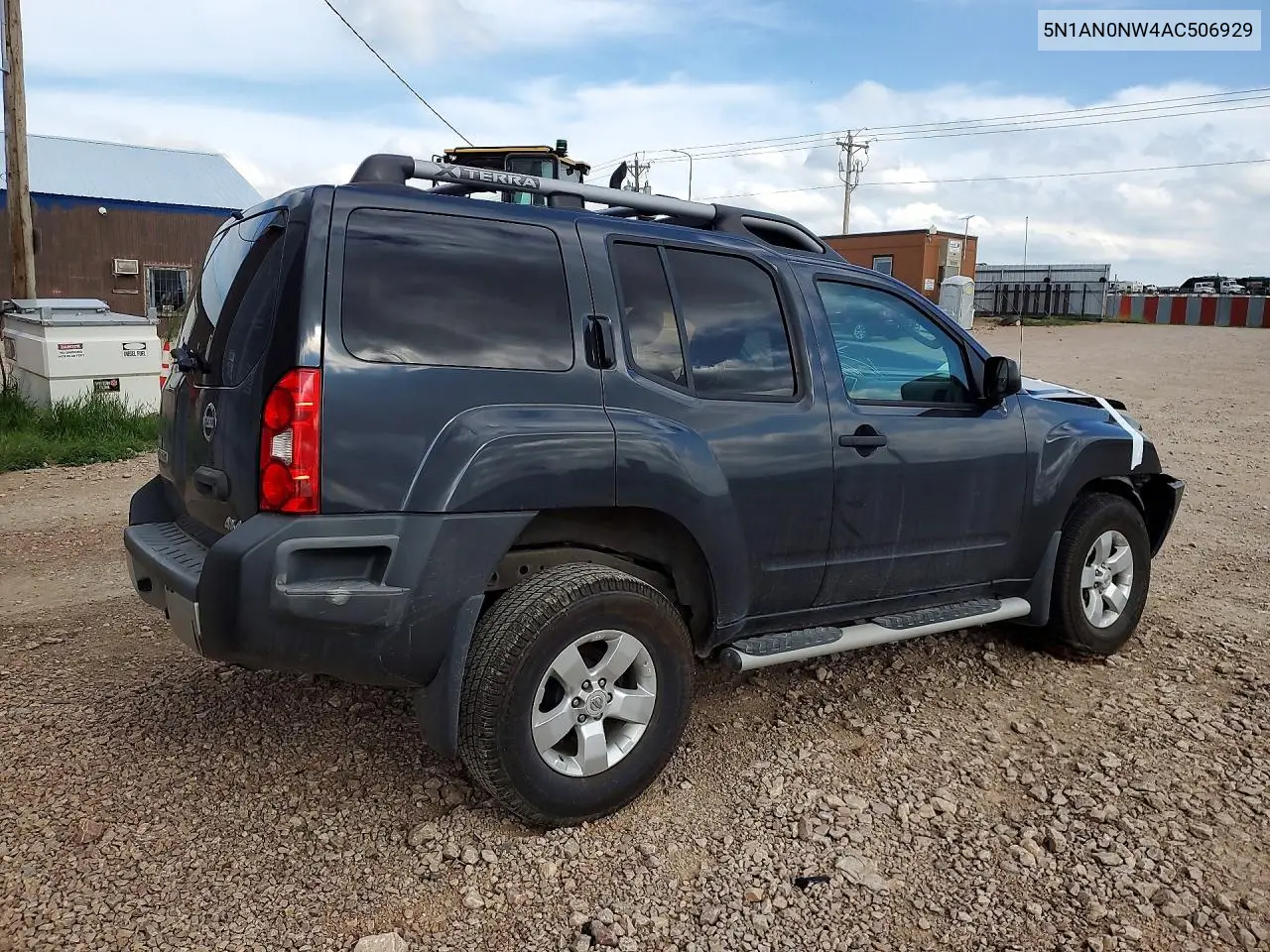 2010 Nissan Xterra X VIN: 5N1AN0NW4AC506929 Lot: 55971086