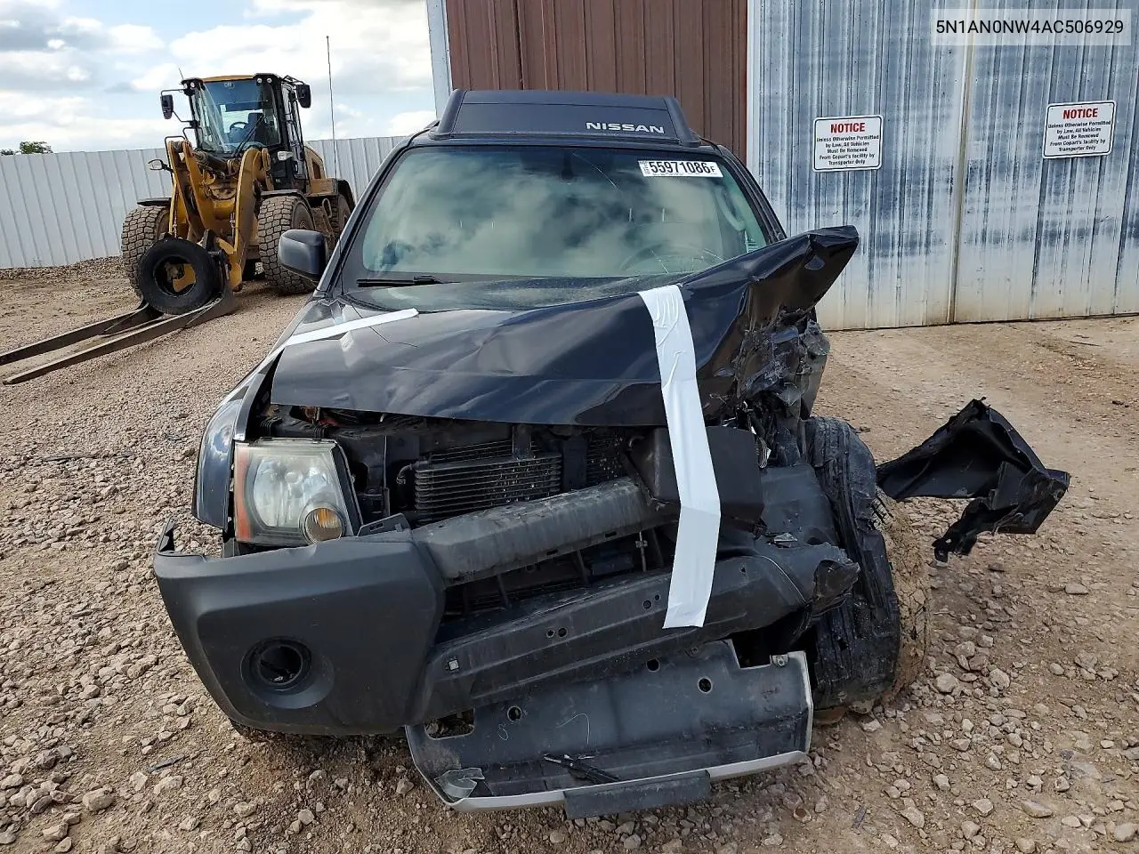 2010 Nissan Xterra X VIN: 5N1AN0NW4AC506929 Lot: 55971086