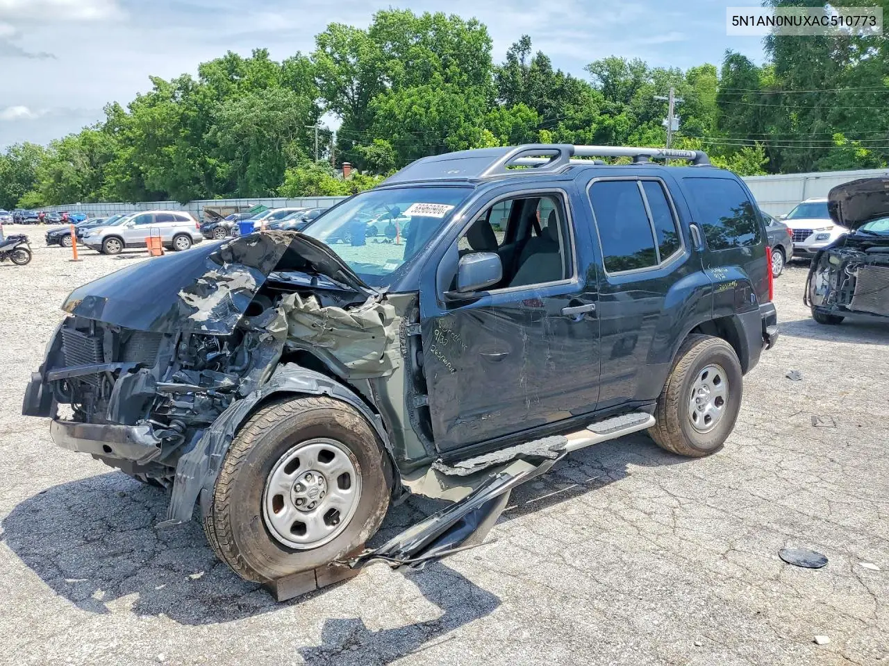 2010 Nissan Xterra X VIN: 5N1AN0NUXAC510773 Lot: 58960906