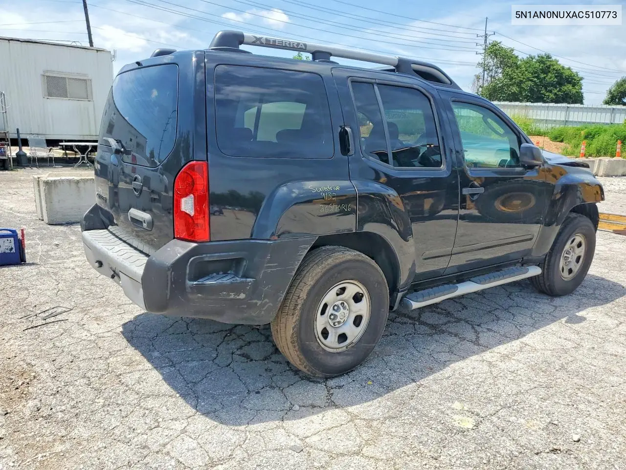 2010 Nissan Xterra X VIN: 5N1AN0NUXAC510773 Lot: 58960906