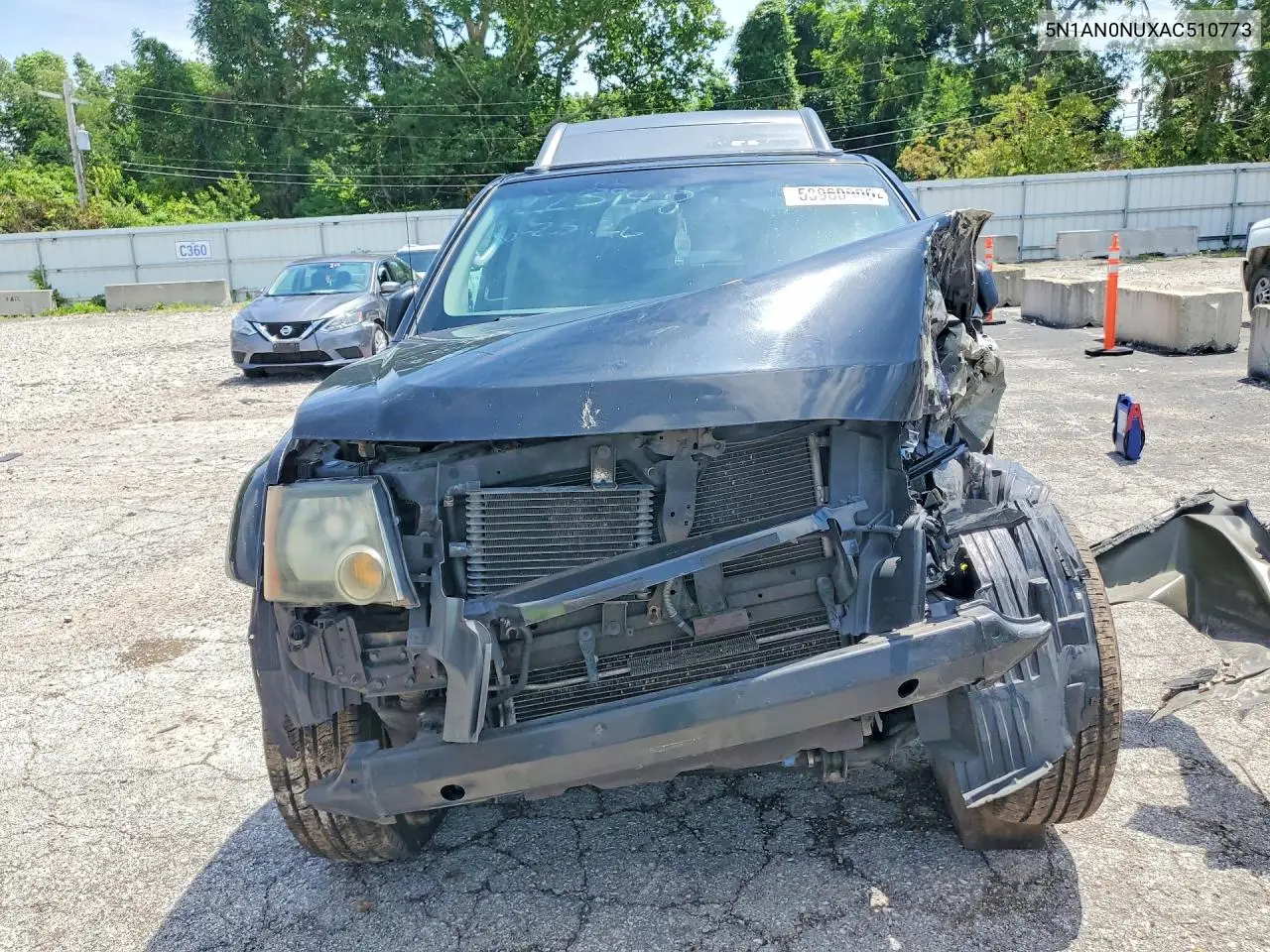 2010 Nissan Xterra X VIN: 5N1AN0NUXAC510773 Lot: 58960906