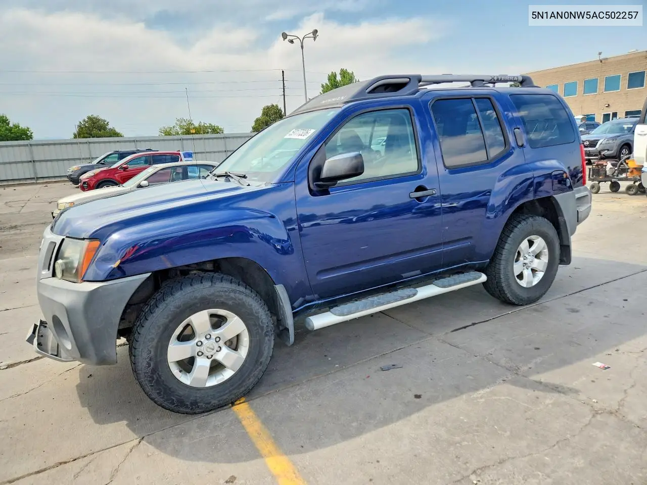 2010 Nissan Xterra X VIN: 5N1AN0NW5AC502257 Lot: 59177326