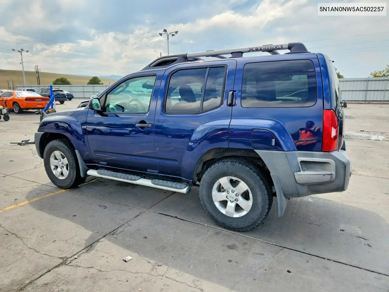 2010 Nissan Xterra X VIN: 5N1AN0NW5AC502257 Lot: 59177326