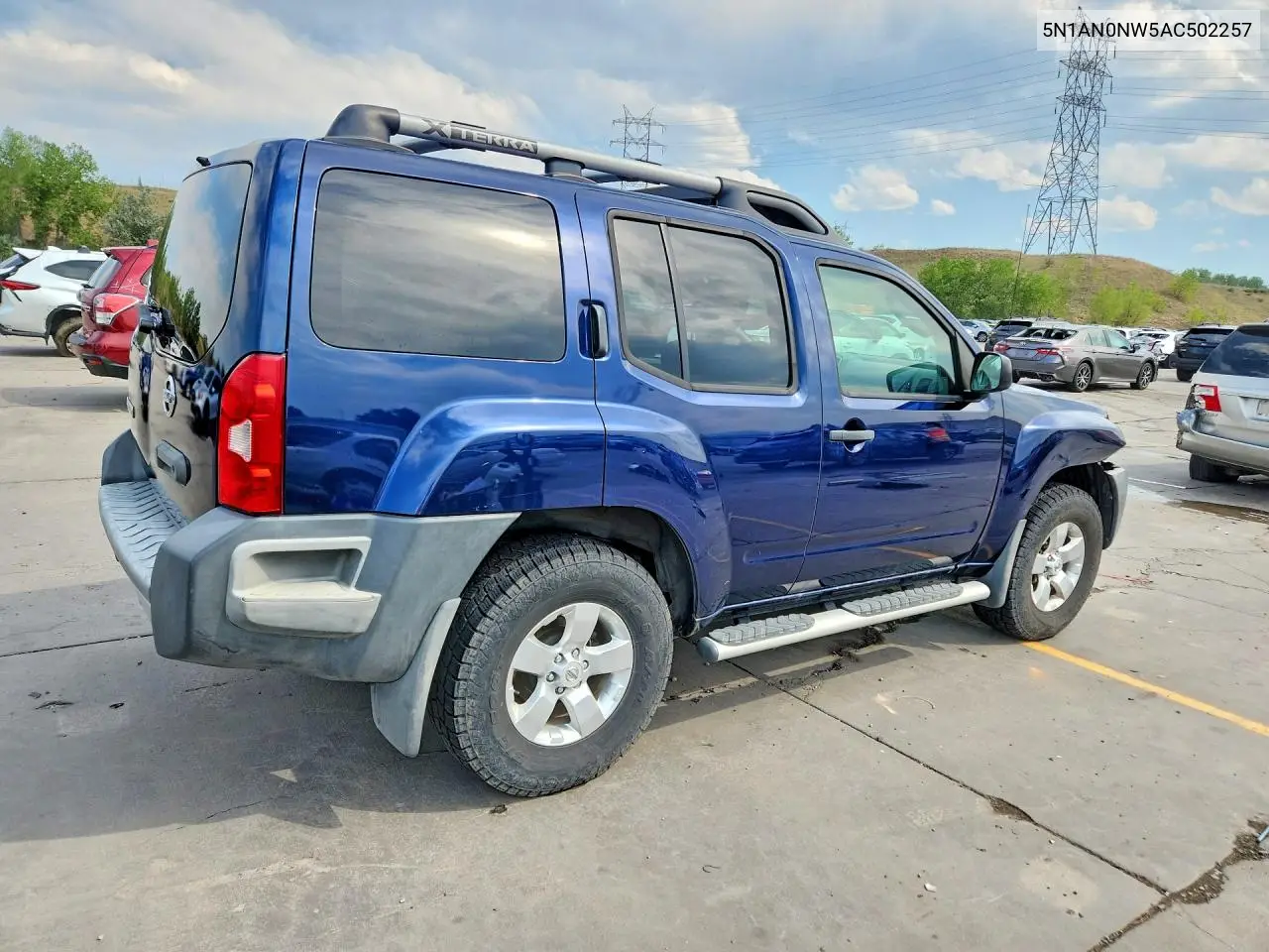 2010 Nissan Xterra X VIN: 5N1AN0NW5AC502257 Lot: 59177326