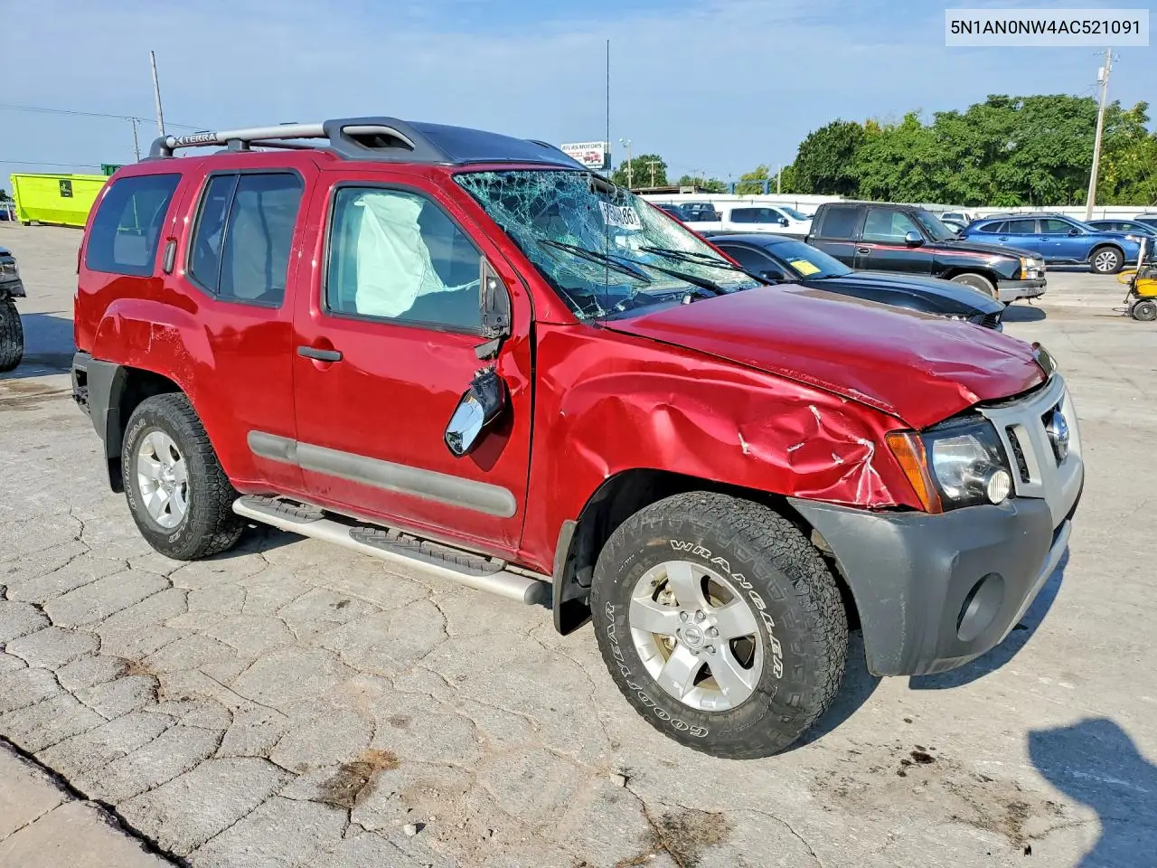 2010 Nissan Xterra X VIN: 5N1AN0NW4AC521091 Lot: 60584086