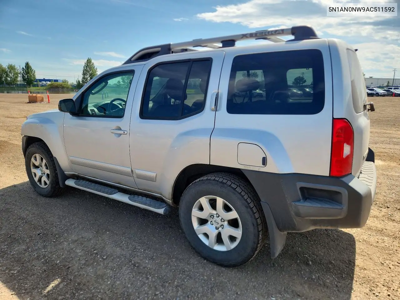 2010 Nissan Xterra X VIN: 5N1AN0NW9AC511592 Lot: 60838286