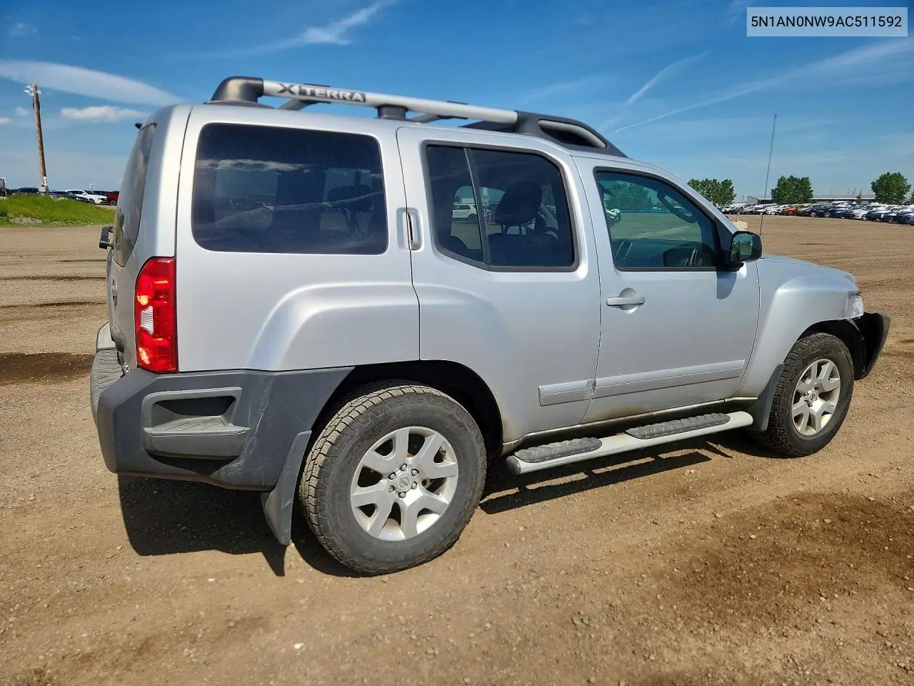 2010 Nissan Xterra X VIN: 5N1AN0NW9AC511592 Lot: 60838286