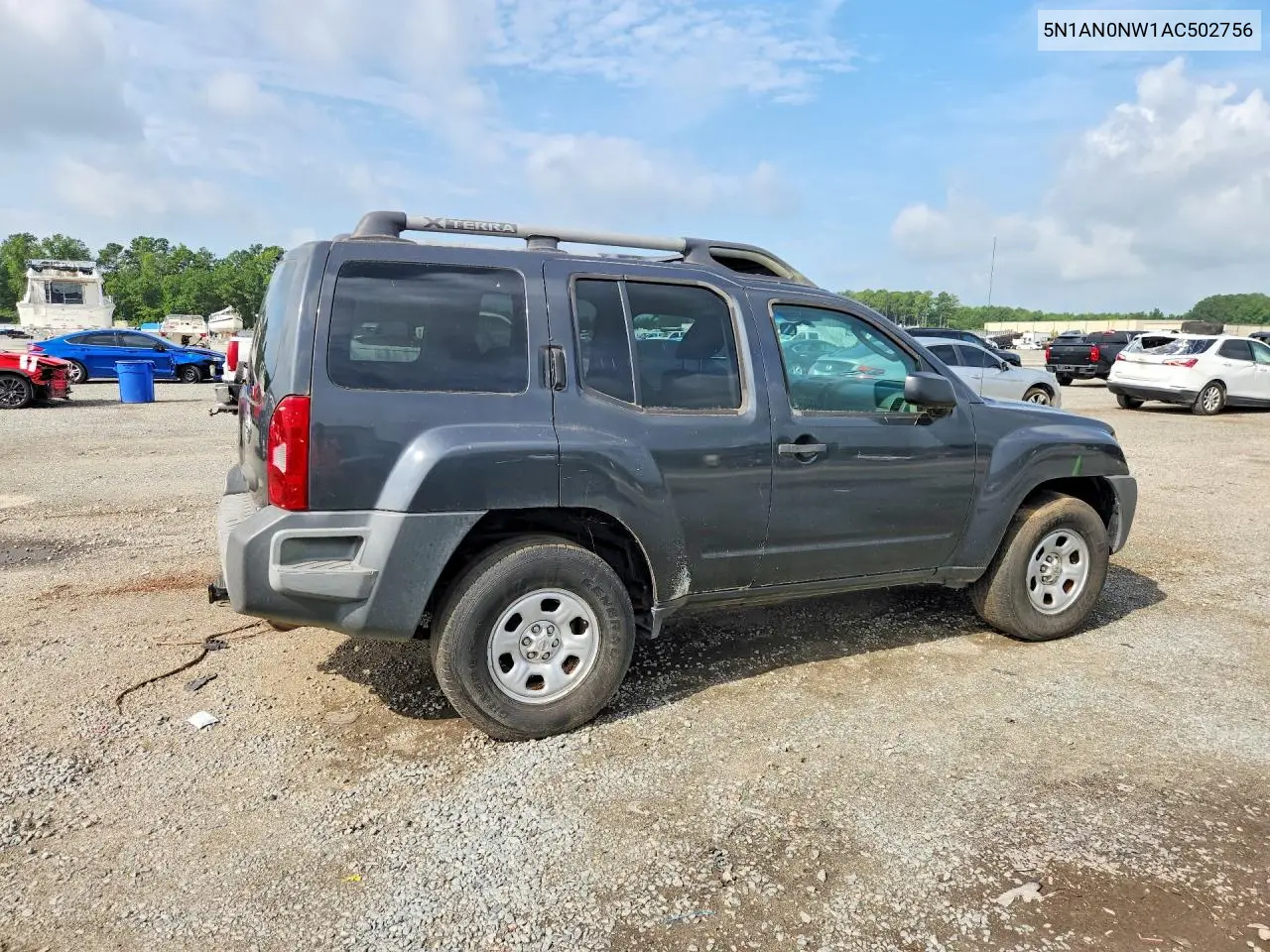 2010 Nissan Xterra X VIN: 5N1AN0NW1AC502756 Lot: 62030616