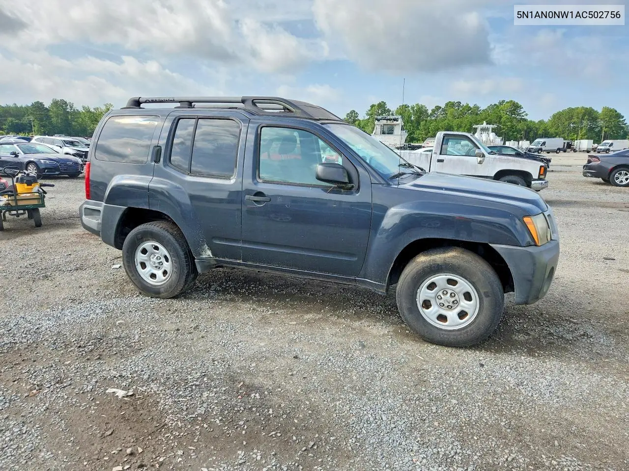 2010 Nissan Xterra X VIN: 5N1AN0NW1AC502756 Lot: 62030616