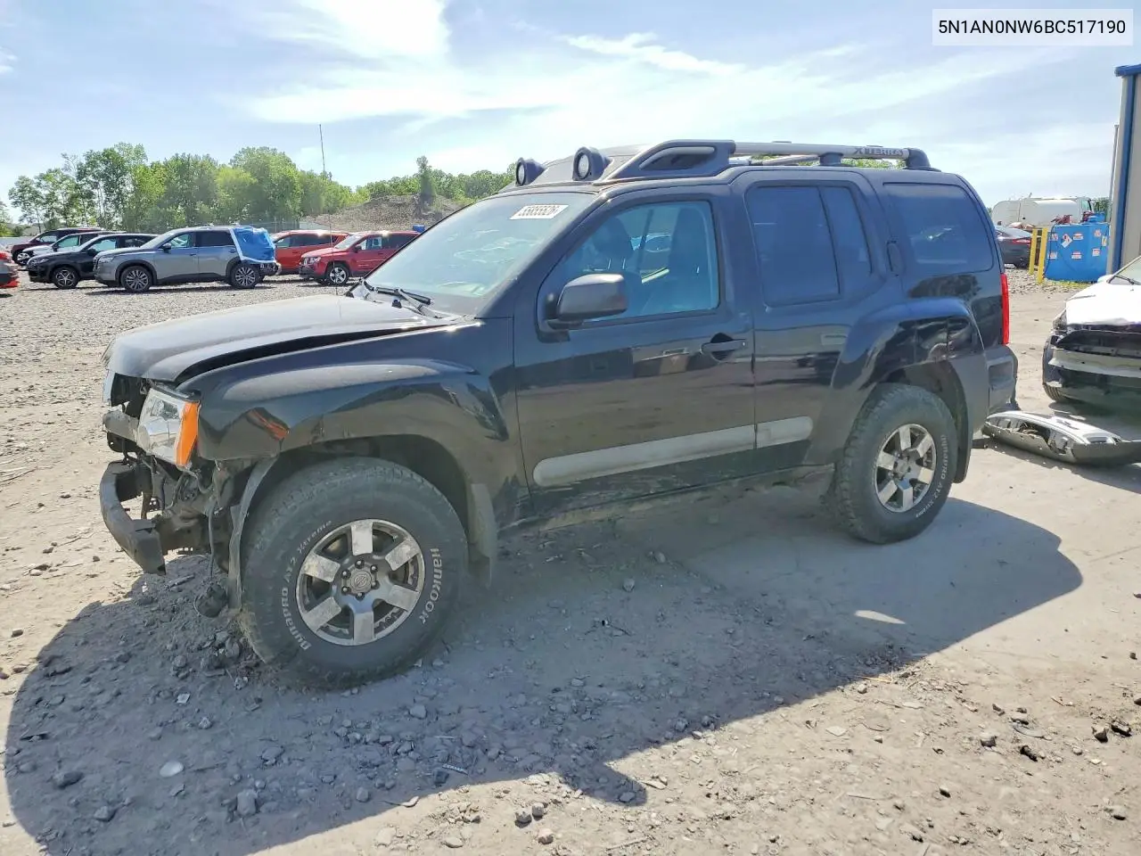 2011 Nissan Xterra X VIN: 5N1AN0NW6BC517190 Lot: 55855526