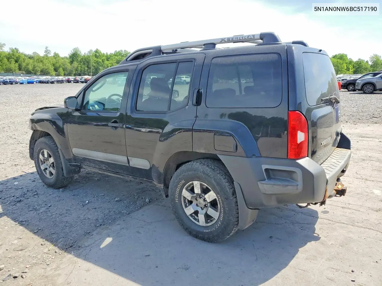 2011 Nissan Xterra X VIN: 5N1AN0NW6BC517190 Lot: 55855526