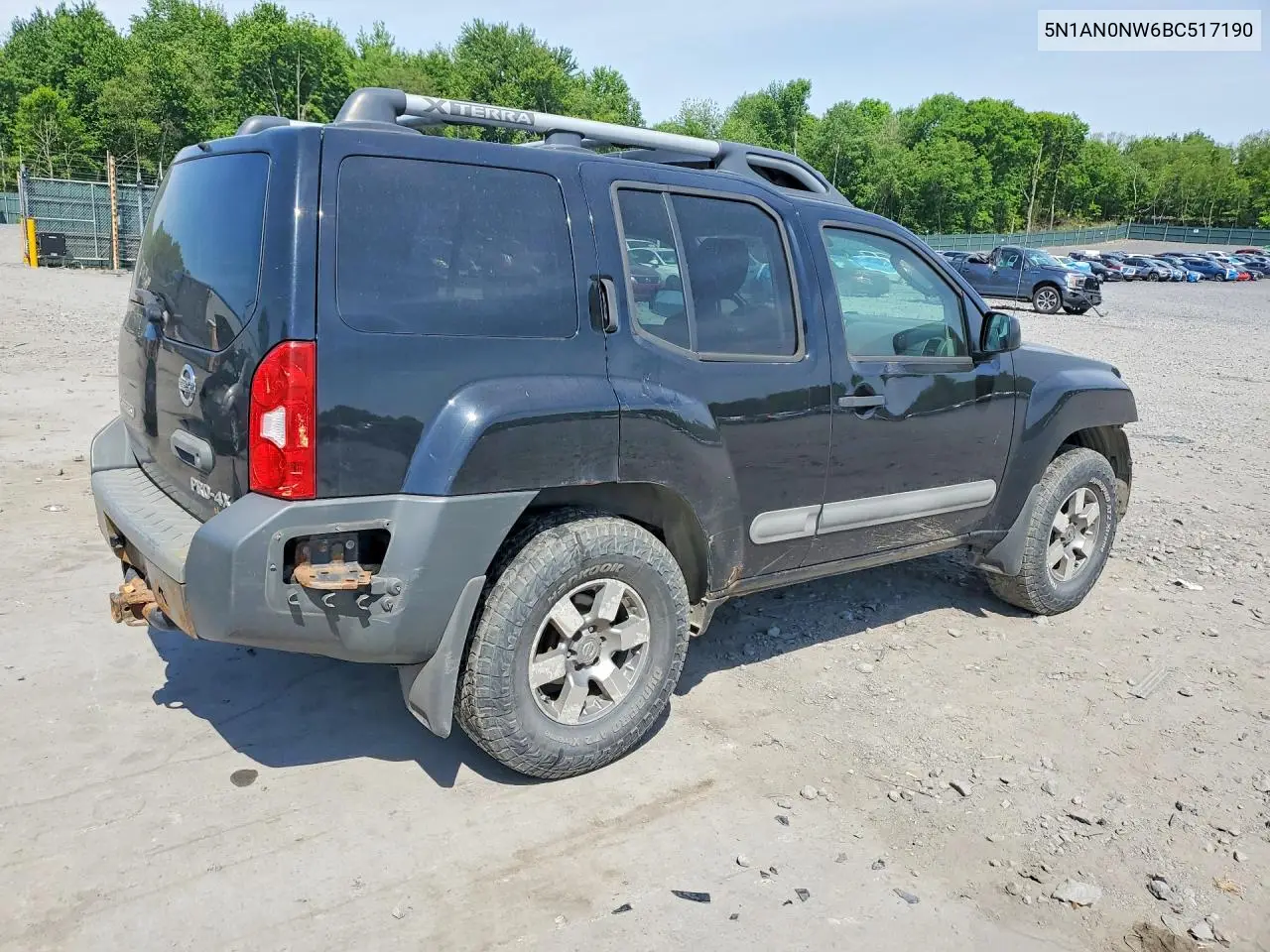 2011 Nissan Xterra X VIN: 5N1AN0NW6BC517190 Lot: 55855526