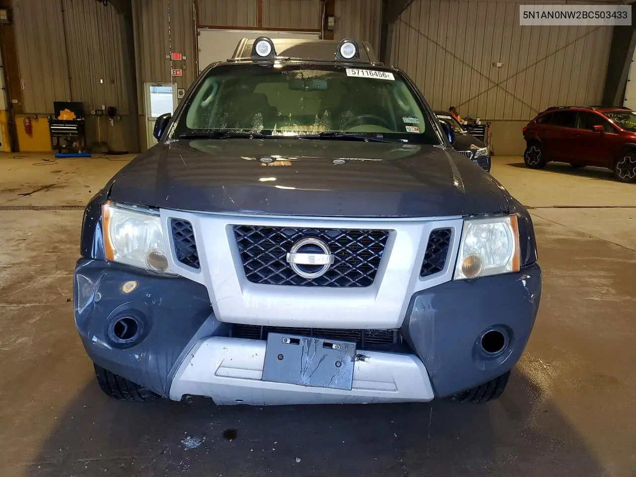 2011 Nissan Xterra X VIN: 5N1AN0NW2BC503433 Lot: 57116456