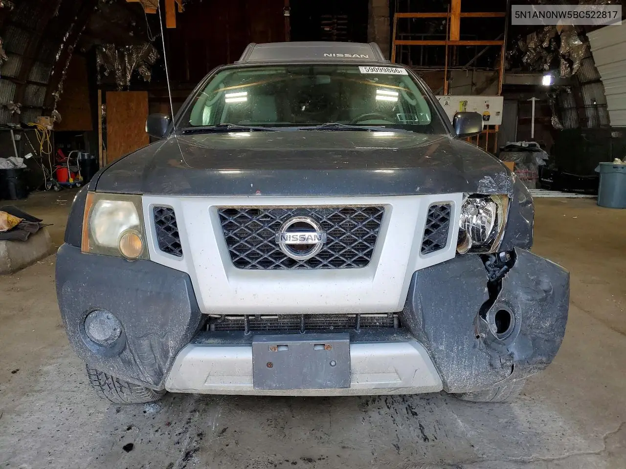 2011 Nissan Xterra X VIN: 5N1AN0NW5BC522817 Lot: 59099866