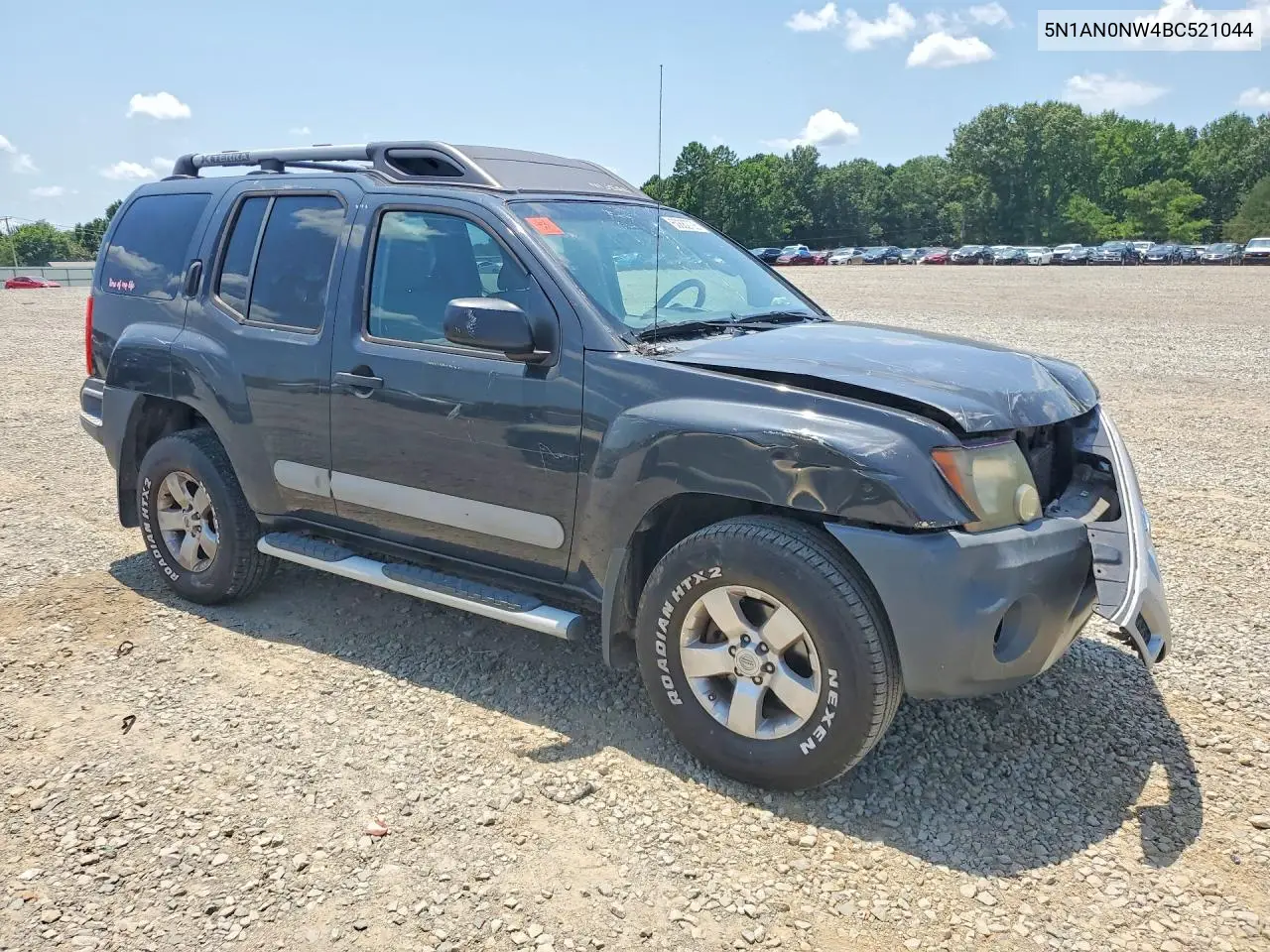 2011 Nissan Xterra X VIN: 5N1AN0NW4BC521044 Lot: 60682706