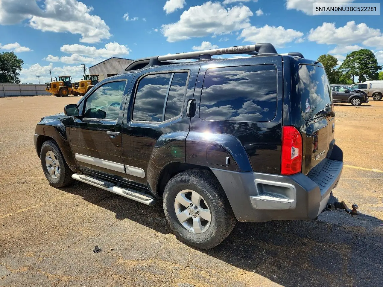 2011 Nissan Xterra X VIN: 5N1AN0NU3BC522281 Lot: 60766216