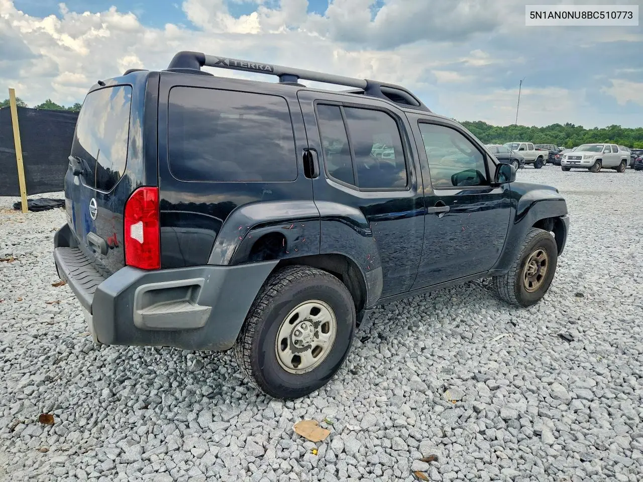 2011 Nissan Xterra X VIN: 5N1AN0NU8BC510773 Lot: 61351786