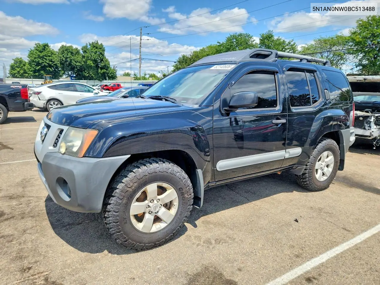 2011 Nissan Xterra X VIN: 5N1AN0NW0BC513488 Lot: 62140606