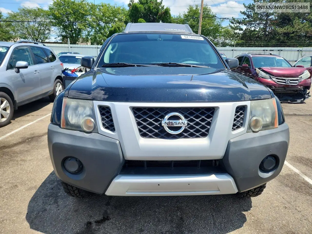 2011 Nissan Xterra X VIN: 5N1AN0NW0BC513488 Lot: 62140606