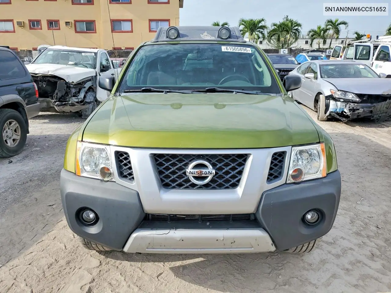 2012 Nissan Xterra Off Road VIN: 5N1AN0NW6CC51652 Lot: 61505896