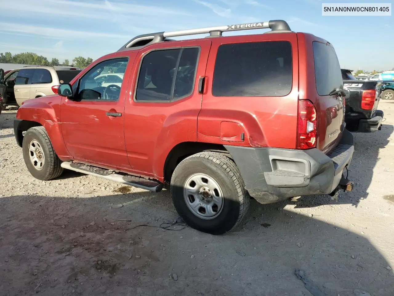 5N1AN0NW0CN801405 2012 Nissan Xterra Off Road