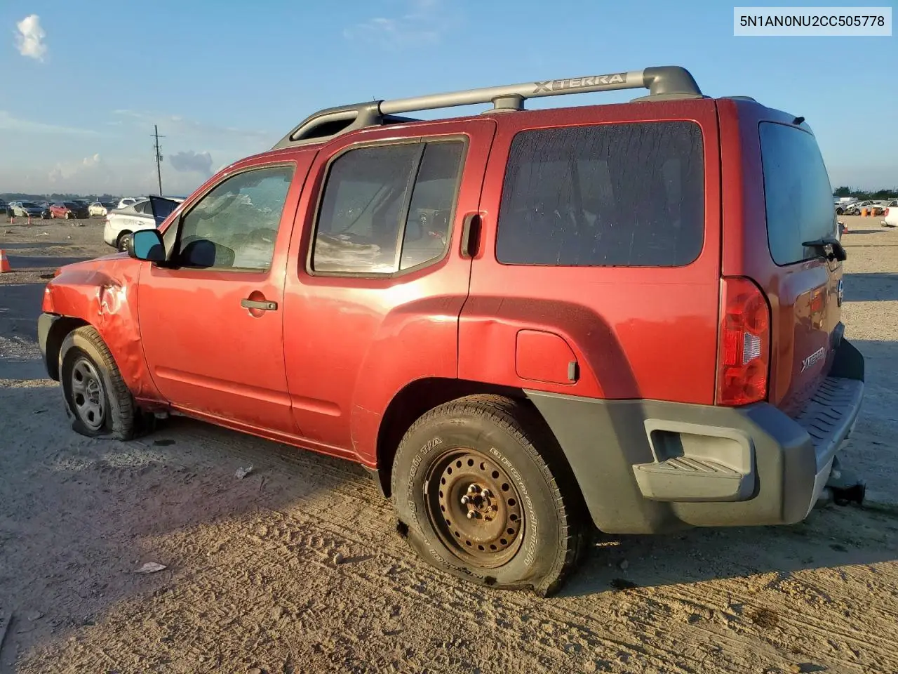 5N1AN0NU2CC505778 2012 Nissan Xterra Off Road
