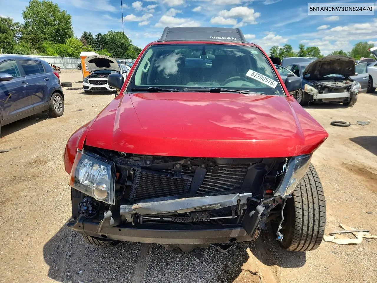2013 Nissan Xterra X VIN: 5N1AN0NW3DN824470 Lot: 57200576