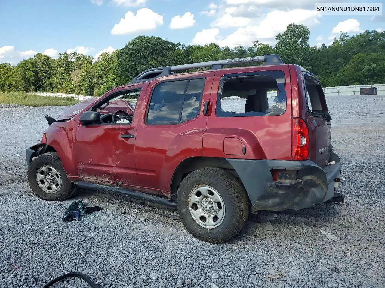 2013 Nissan Xterra X VIN: 5N1AN0NU1DN817984 Lot: 60256886