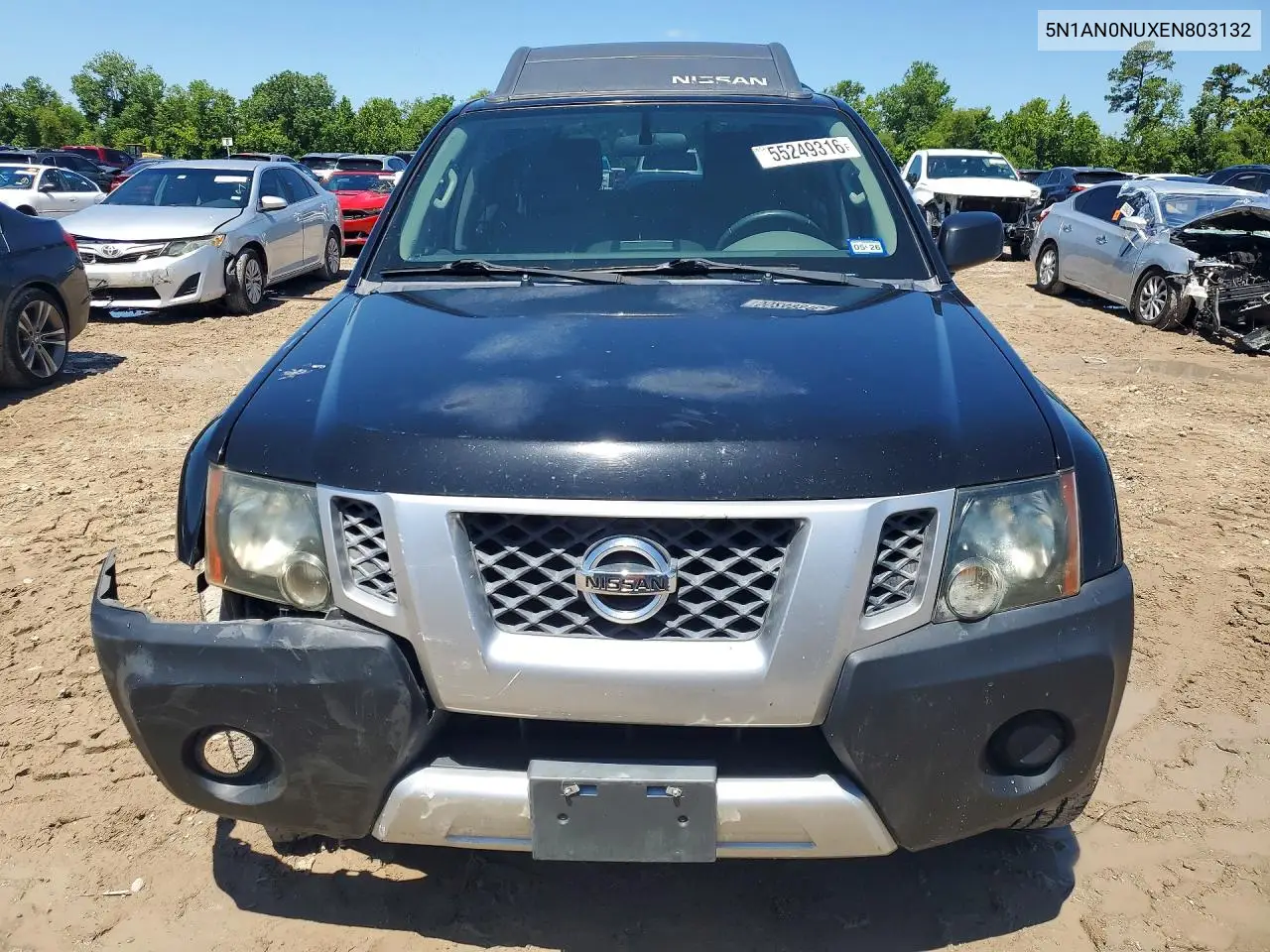 2014 Nissan Xterra S VIN: 5N1AN0NUXEN803132 Lot: 55249316