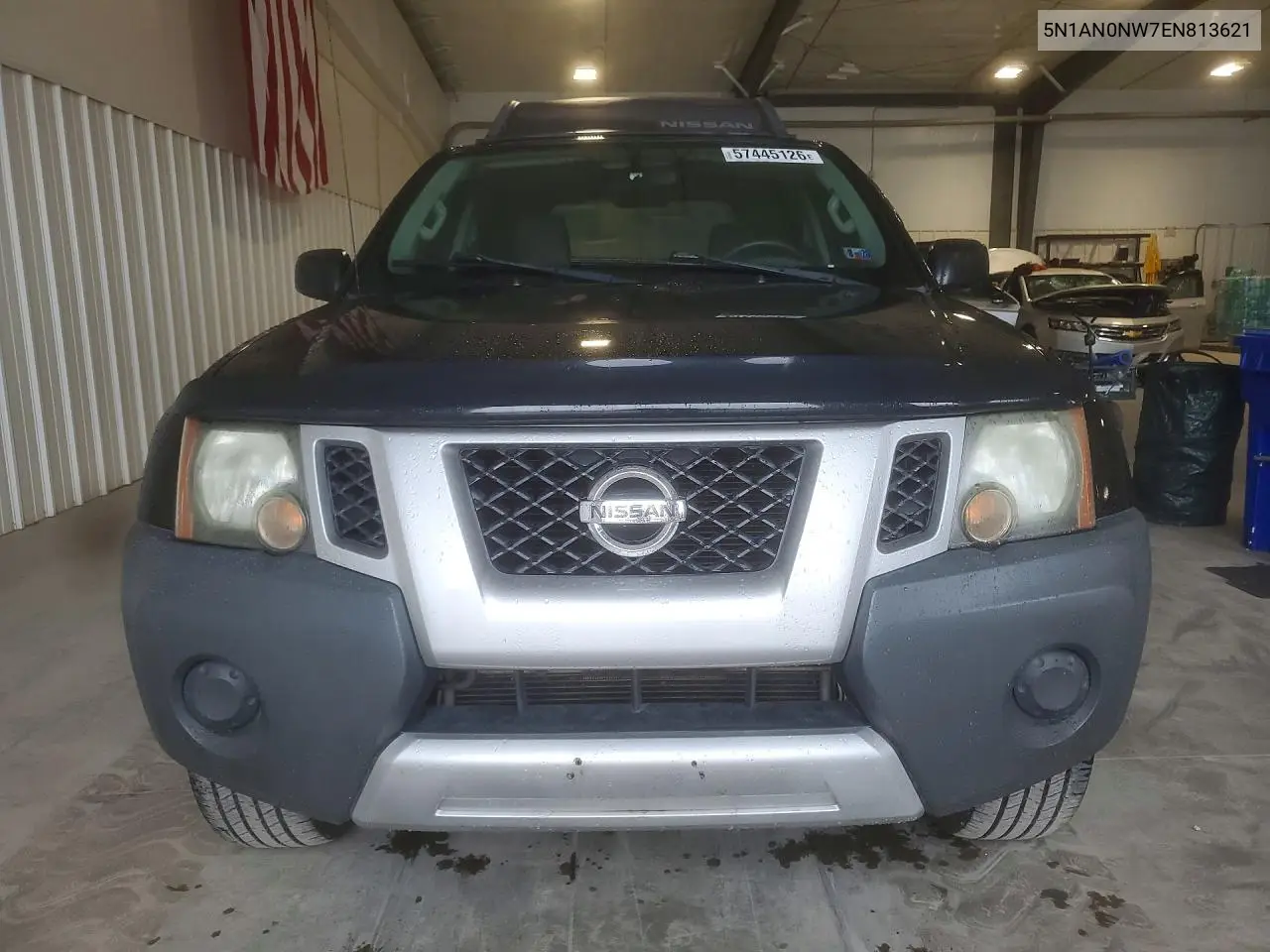 2014 Nissan Xterra X VIN: 5N1AN0NW7EN813621 Lot: 57445126