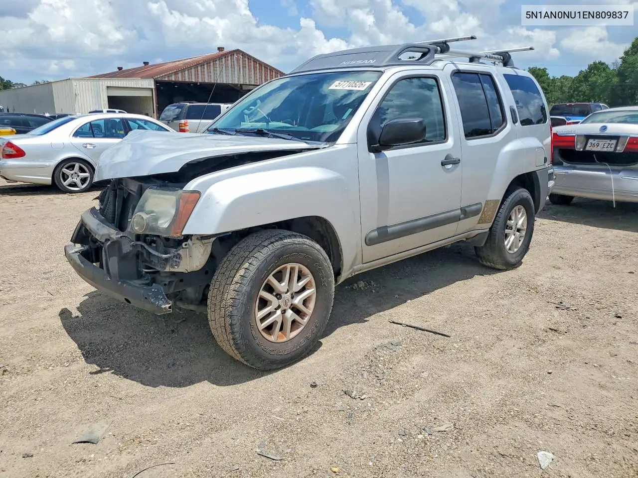 2014 Nissan Xterra S VIN: 5N1AN0NU1EN809837 Lot: 57710526