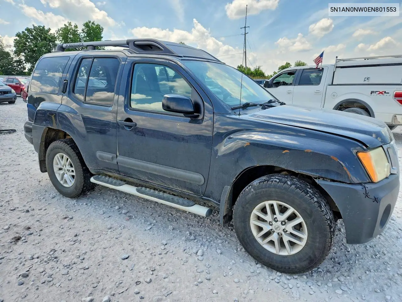 2014 Nissan Xterra S VIN: 5N1AN0NW0EN801553 Lot: 60200396