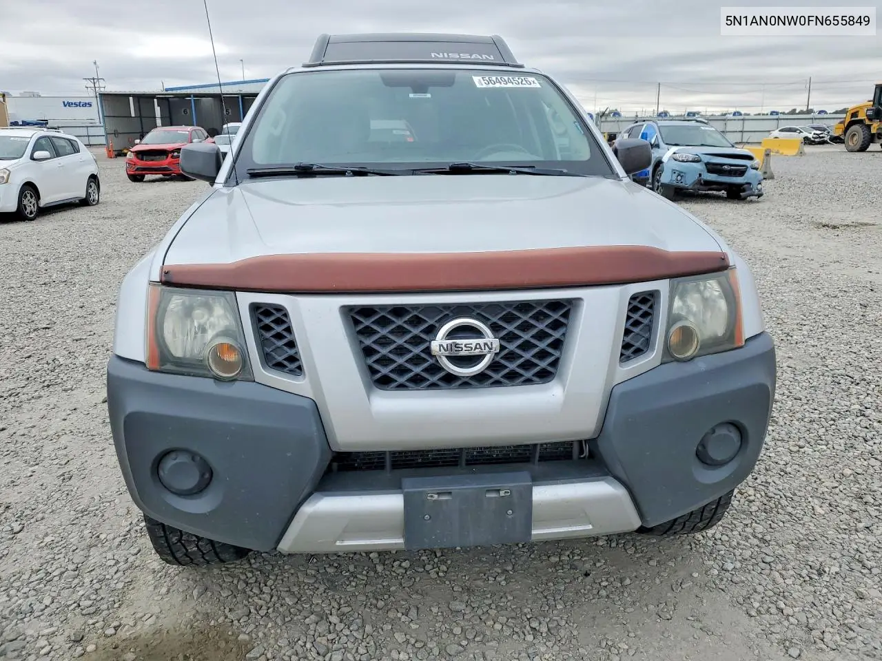 2015 Nissan Xterra X VIN: 5N1AN0NW0FN655849 Lot: 56494526